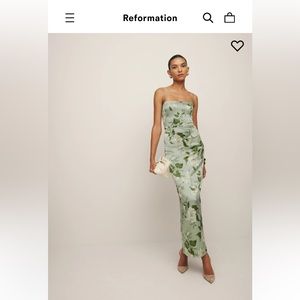 Reformation Frankie Silk Dress Size 4